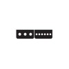 Queueköcher, Predator Roadline, schwarz-grau, 3x6 Queueköcher, Predator Roadline, schwarz-grau, 3x6