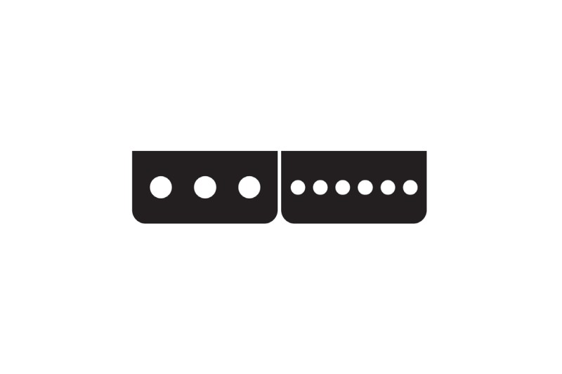 Queueköcher, Predator Roadline, schwarz-grau, 3x6