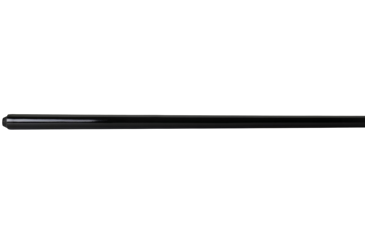 Holzstiel, schwarz, einteilig, 145 cm