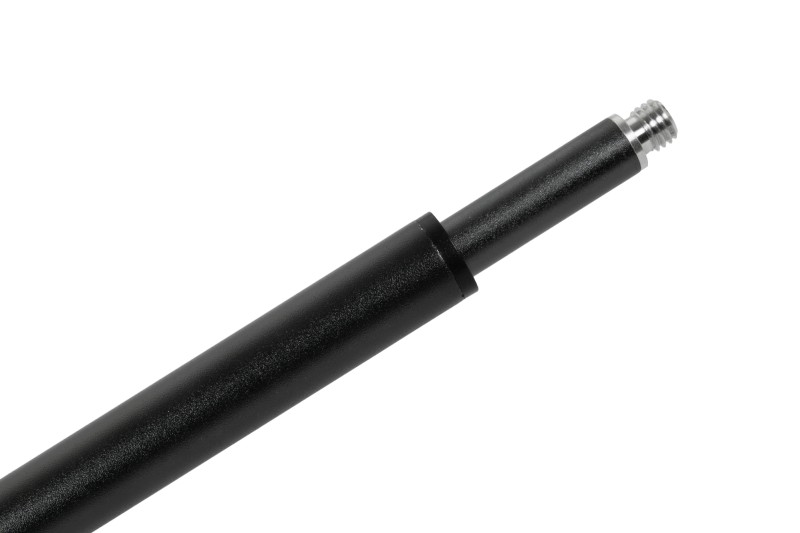 Brückenstiel inkl. 2 Aufsätze, Anthrazit, Aluminium, teleskopisch