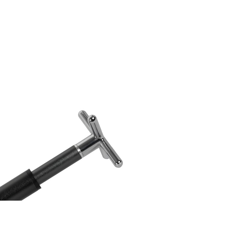 Brückenstiel inkl. 2 Aufsätze, Anthrazit, Aluminium, teleskopisch