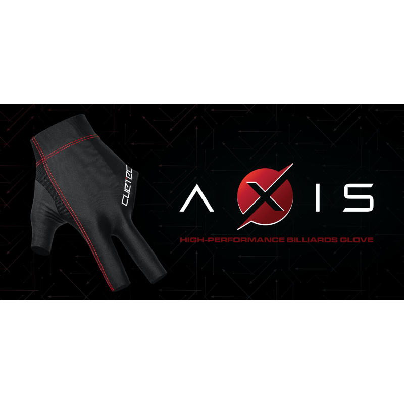 Handschuh, Cuetec Axis, 3-Finger, speed gray, für rechte Hand