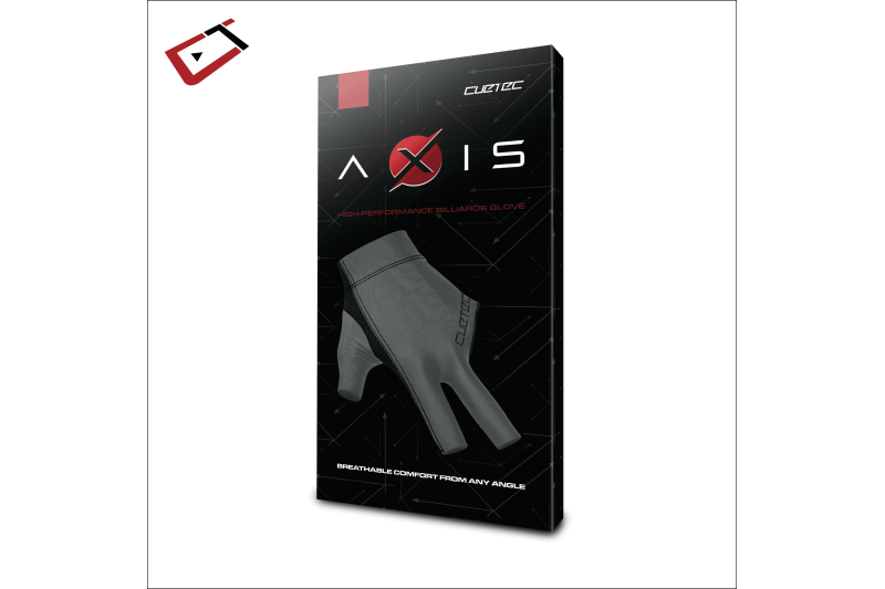 Handschuh, Cuetec Axis, 3-Finger, Ghost Edition, für linke Hand