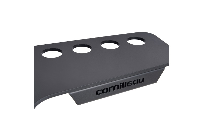 Billard Queueständer, Cornilleau, schwarz, für 4 Queues + Dreieck
