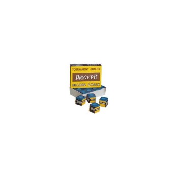 Billard-Kreide, Pioneer, blau, 12er Pack