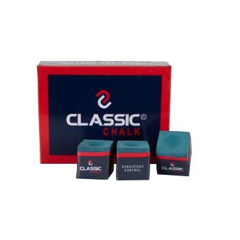Billardkreide, Classic, grün, 12er Pack