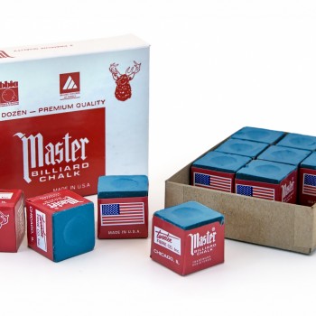Billard-Kreide, Master, blau, 12er Pack