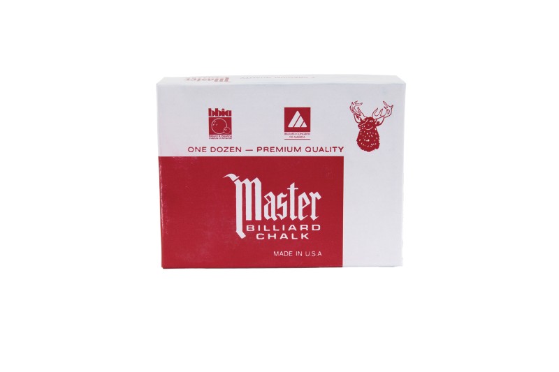 Billard-Kreide, Master, blau, 12er Pack