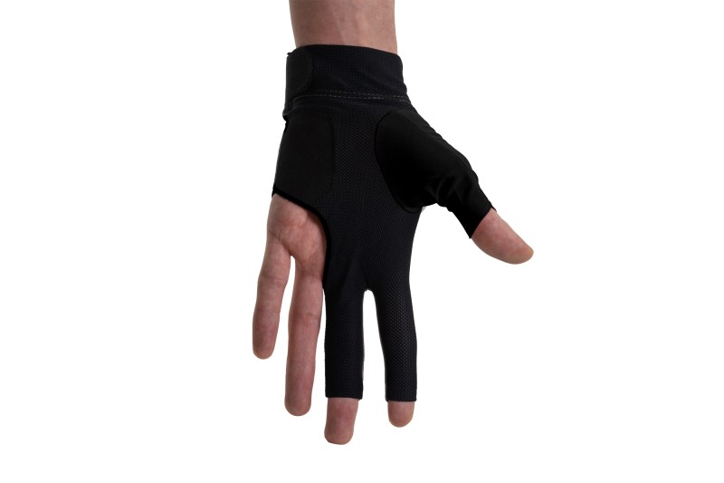 Halbfingerhandschuh, Dynamic Pro, 3-Finger, schwarz, für linke Hand