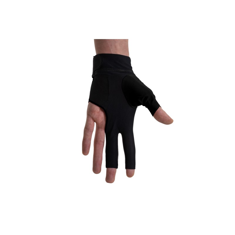 Halbfingerhandschuh, Dynamic Pro, 3-Finger, schwarz, für linke Hand Halbfingerhandschuh, Dynamic Pro, 3-Finger, schwarz, für linke Hand