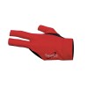 Halbfingerhandschuh, Dynamic Pro, 3-Finger, schwarz/rot, für linke Hand