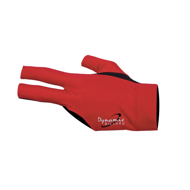 Halbfingerhandschuh, Dynamic Pro, 3-Finger, schwarz/rot, für linke Hand Halbfingerhandschuh, Dynamic Pro, 3-Finger, schwarz/rot, für linke Hand