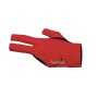 Halbfingerhandschuh, Dynamic Pro, 3-Finger, schwarz/rot, für linke Hand
