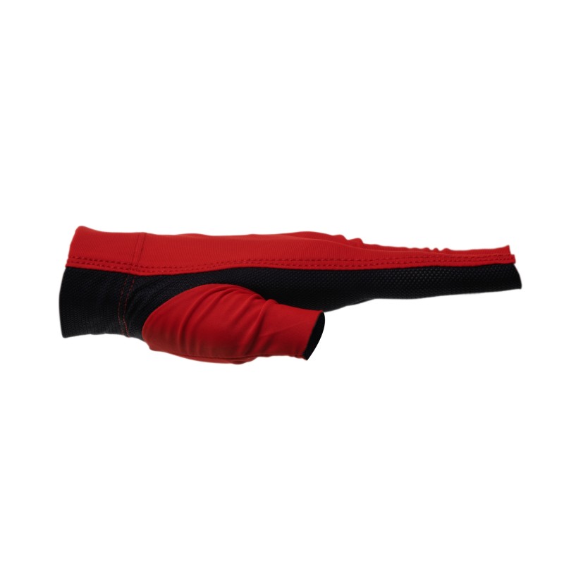 Halbfingerhandschuh, Dynamic Pro, 3-Finger, schwarz/rot, für linke Hand Halbfingerhandschuh, Dynamic Pro, 3-Finger, schwarz/rot, für linke Hand