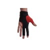 Halbfingerhandschuh, Dynamic Pro, 3-Finger, schwarz/rot, für linke Hand Halbfingerhandschuh, Dynamic Pro, 3-Finger, schwarz/rot, für linke Hand
