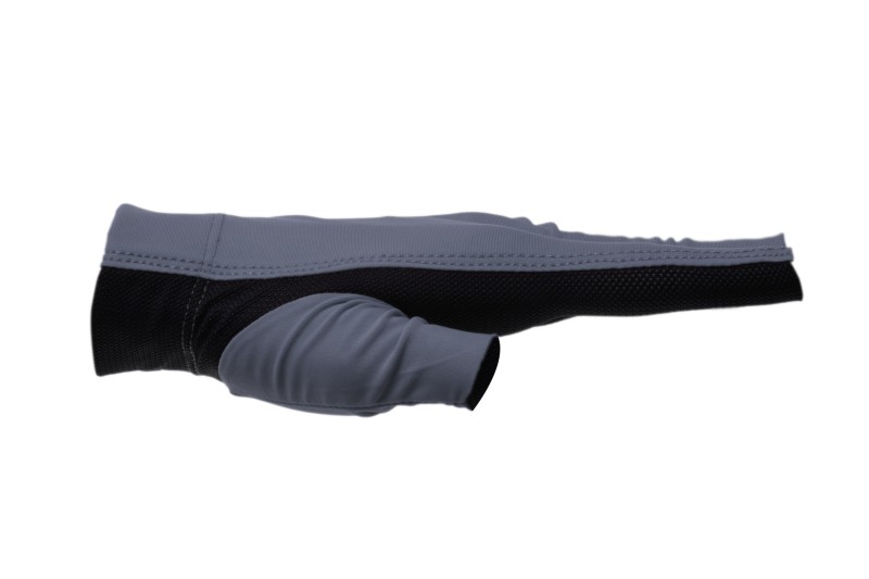 Halbfingerhandschuh, Dynamic Pro, 3-Finger, schwarz/grau, für linke Hand