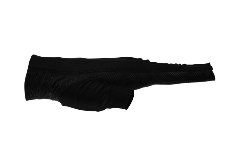 Halbfingerhandschuh, Dynamic Pro, 3-Finger, schwarz, für linke Hand