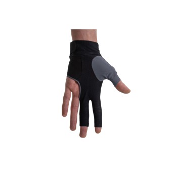 Halbfingerhandschuh, Dynamic Pro, 3-Finger, schwarz/grau, für linke Hand Halbfingerhandschuh, Dynamic Pro, 3-Finger, schwarz/grau, für linke Hand