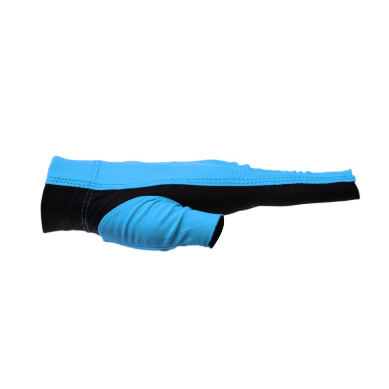 Halbfingerhandschuh, Dynamic Pro, 3-Finger, schwarz/blau, für linke Hand