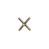 Queuebrücke, Cross, messing
