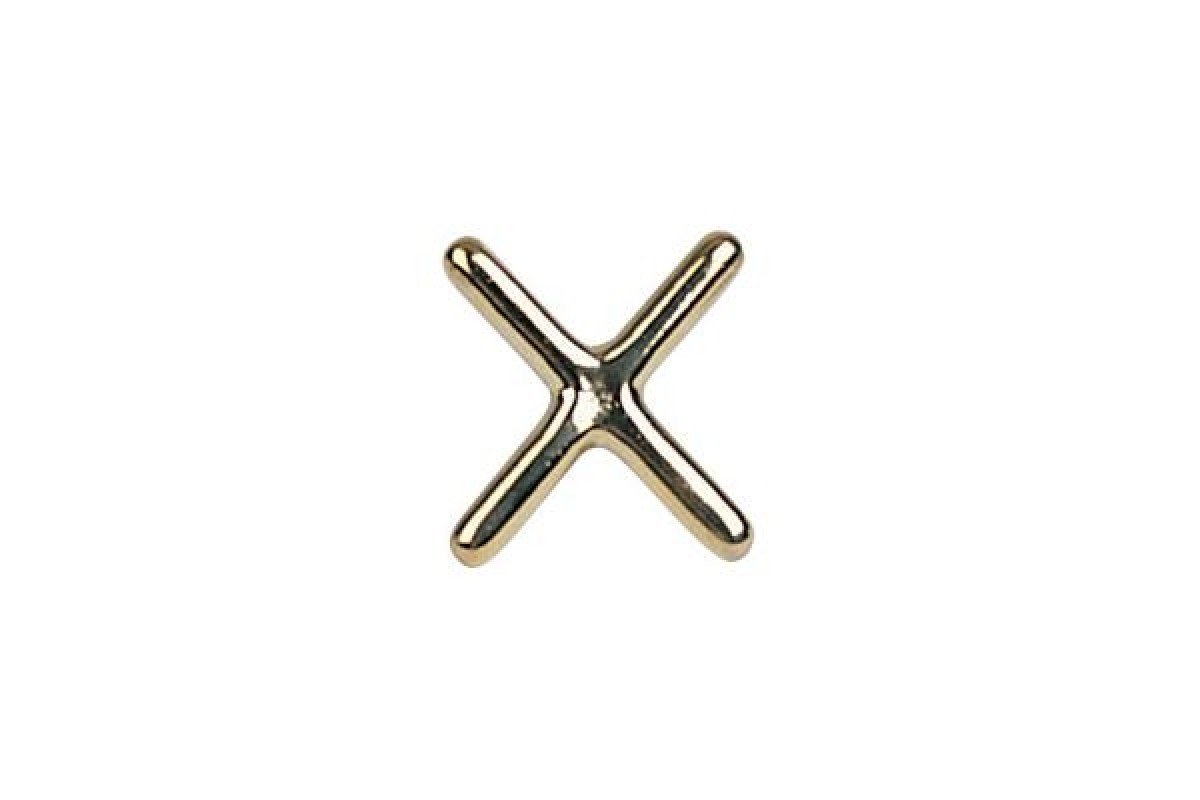 Queuebrücke, Cross, messing