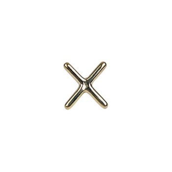 Queuebrücke, Cross, messing