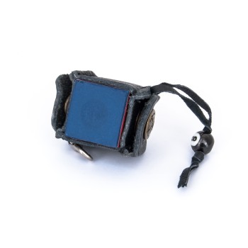 Kreidehalter, mit Schlaufe, echtes Leder