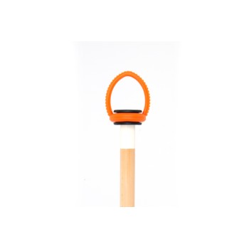 Queueaufhänger, PVC, orange-schwarz