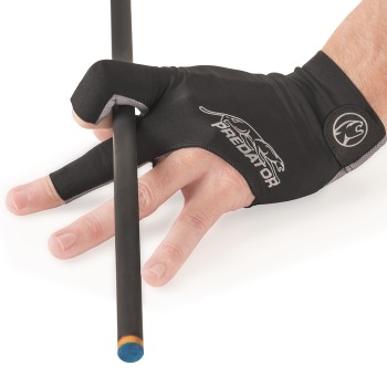 Handschuh, Predator Second Skin, 3-Finger, schwarz-grau, für linke Hand