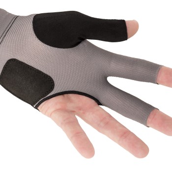 Handschuh, Predator Second Skin, 3-Finger, schwarz-grau, für linke Hand