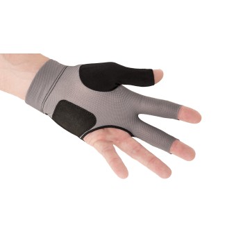 Handschuh, Predator Second Skin, 3-Finger, schwarz-grau, für linke Hand