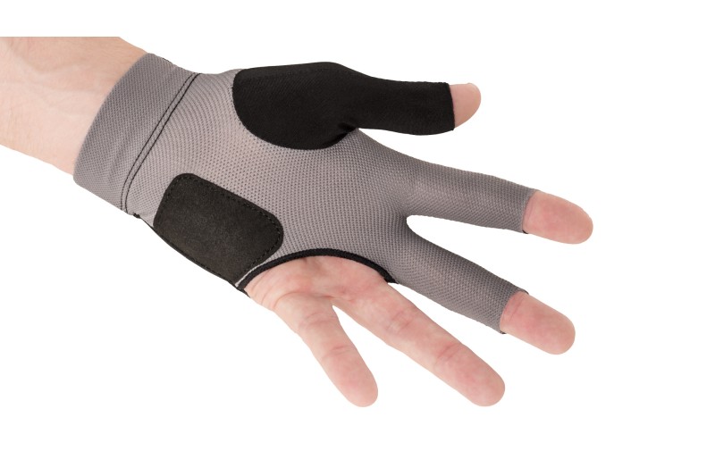 Handschuh, Predator Second Skin, 3-Finger, schwarz-grau, für linke Hand