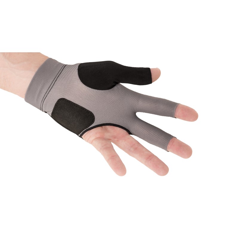 Handschuh, Predator Second Skin, 3-Finger, schwarz-grau, für linke Hand