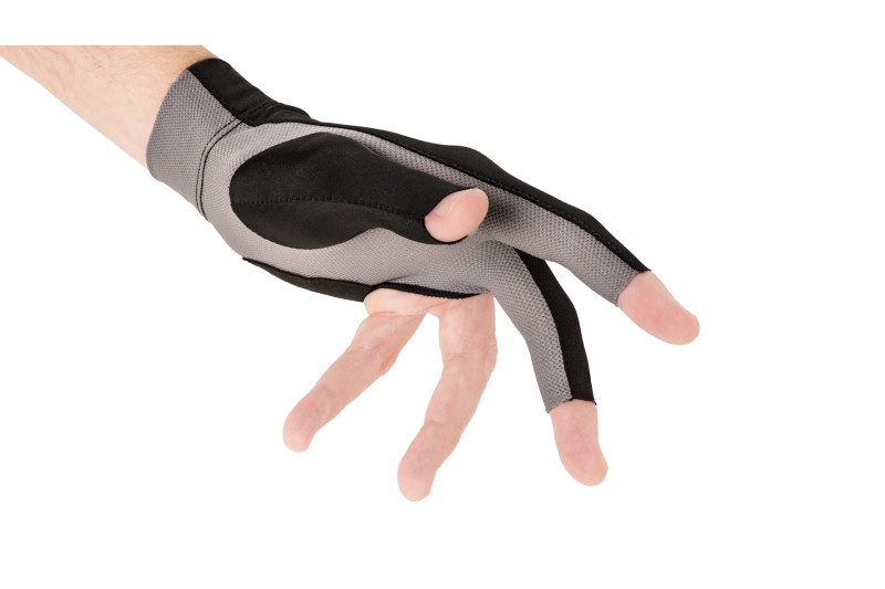 Handschuh, Predator Second Skin, 3-Finger, schwarz-grau, für linke Hand