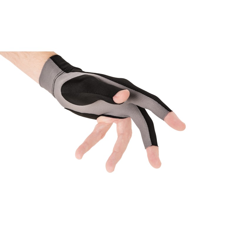 Handschuh, Predator Second Skin, 3-Finger, schwarz-grau, für linke Hand