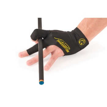 Handschuh, Predator Second Skin, 3-Finger, schwarz-gelb, für linke Hand