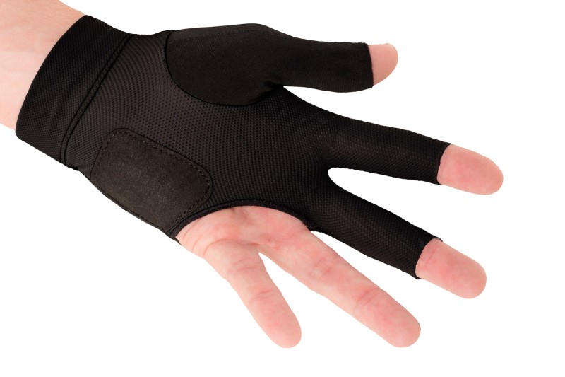 Handschuh, Predator Second Skin, 3-Finger, schwarz-gelb, für linke Hand
