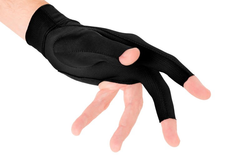 Handschuh, Predator Second Skin, 3-Finger, schwarz-gelb, für linke Hand