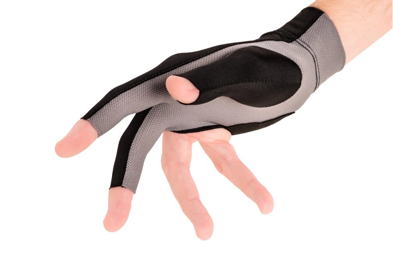 Handschuh, Predator Second Skin, 3-Finger, schwarz-grau, für rechte Hand