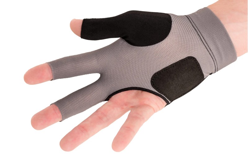 Handschuh, Predator Second Skin, 3-Finger, schwarz-grau, für rechte Hand