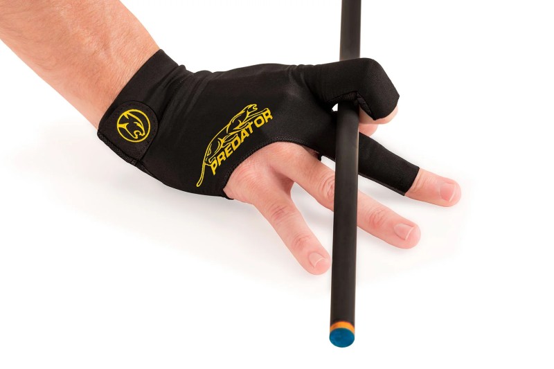 Handschuh, Predator Second Skin, 3-Finger, schwarz-gelb, für rechte Hand