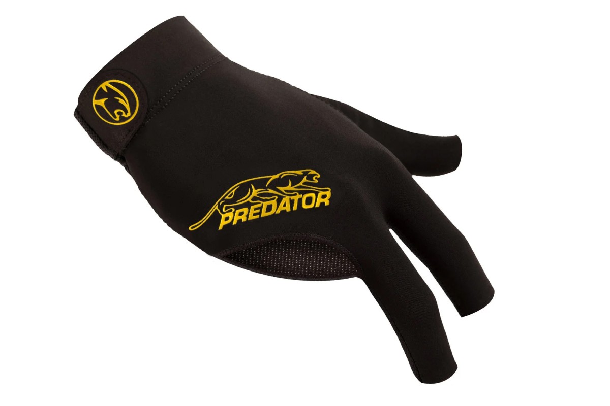Handschuh, Predator Second Skin, 3-Finger, schwarz-gelb, für rechte Hand