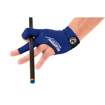 Handschuh, Predator Second Skin, 3-Finger, blau-weiß, für linke Hand