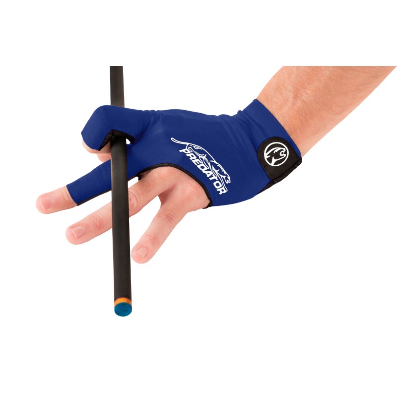 Handschuh, Predator Second Skin, 3-Finger, blau-weiß, für linke Hand Handschuh, Predator Second Skin, 3-Finger, blau-weiß, für linke Hand