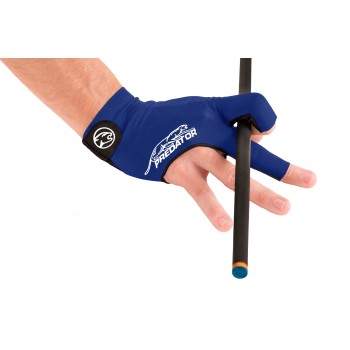 Handschuh, Predator Second Skin, 3-Finger, blau-weiß, für rechte Hand
