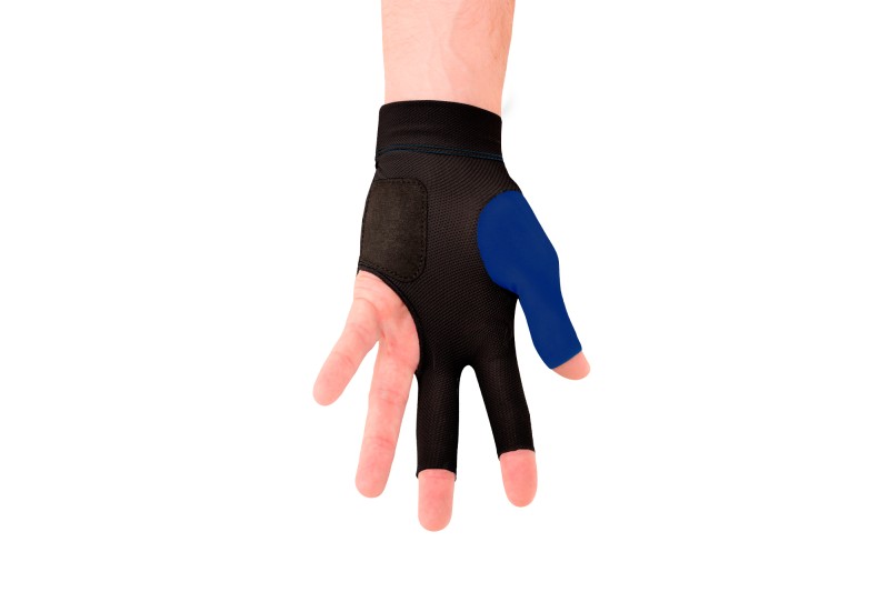 Handschuh, Predator Second Skin, 3-Finger, blau-weiß, für linke Hand