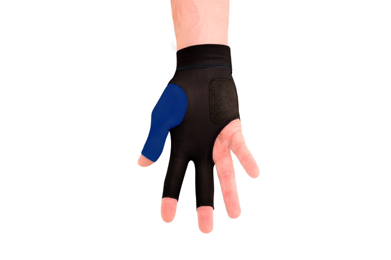 Handschuh, Predator Second Skin, 3-Finger, blau-weiß, für rechte Hand