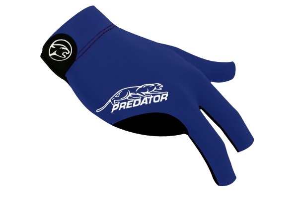 Handschuh, Predator Second Skin, 3-Finger, blau-weiß, für rechte Hand