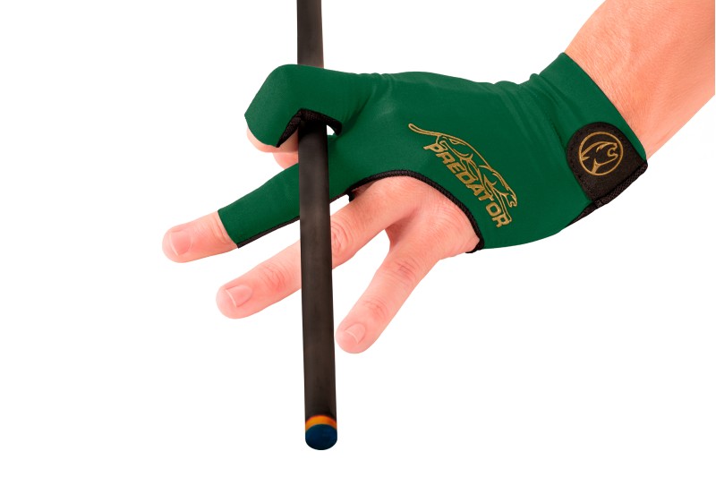 Handschuh, Predator Second Skin, 3-Finger, grün-gold, für linke Hand
