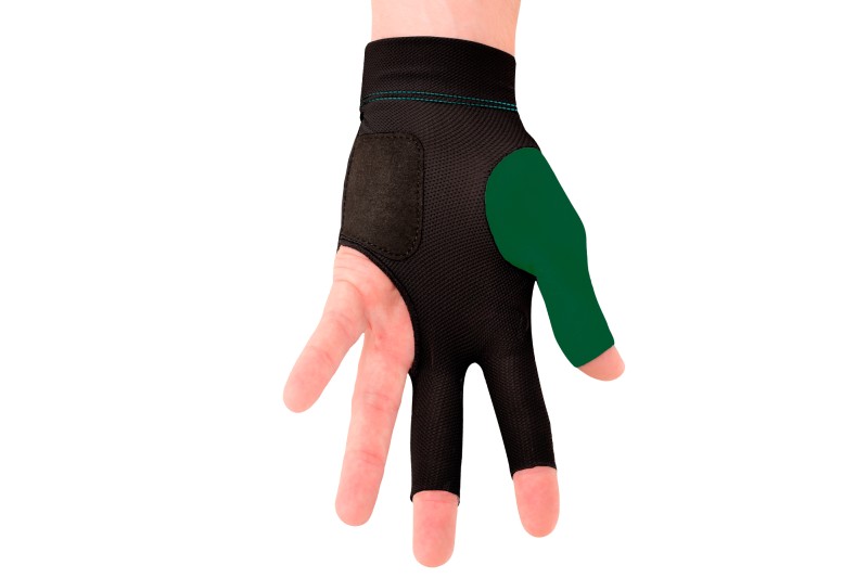 Handschuh, Predator Second Skin, 3-Finger, grün-gold, für linke Hand